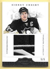11/12 Panini Dominion #85 Sidney Crosby REEBOK Brand LOGO Patch Card #5/5