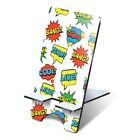 1x 3mm MDF Phone Stand Comic Book Signs Bang Wow #14772