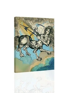 Salvador Dalì - Sagittarius -  CANVAS or PRINT WALL ART - Picture 1 of 2