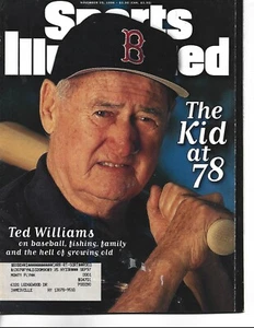 BOSTON RED SOX TED WILLIAMS 1996 SPORTS ILLUSTRATED BRONCOS PATRIOTS OHIO STATE - Picture 1 of 1