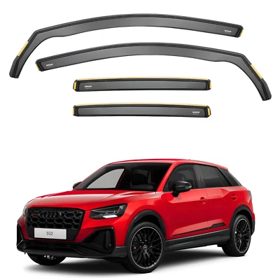 ISPEED Wind Deflectors for Audi Q2/SQ2 2016-2024 5-Door SUV 4pc Set Accessories - Image 1 of 4