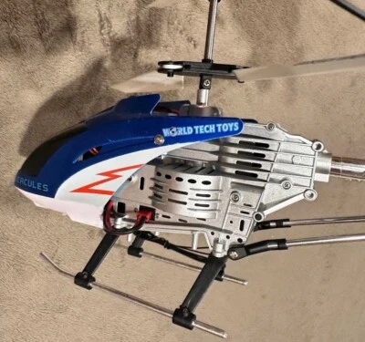 World Tech Toys Hercules Remote Control Helicopter - Untested - Parts - Image 1 of 4