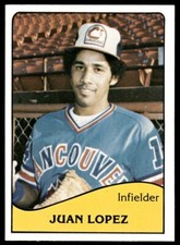 1979 TCMA Vancouver Canadians Juan Lopez Vancouver Canadians #12