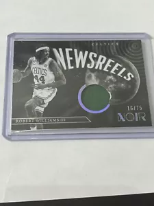2022-23 Noir Robert Williams lll Newsreels Game Used Jersey Card /75 Celtics - Picture 1 of 2