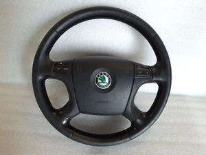Skoda Superb B5 Multifunktionslenkrad Lederlenkrad Lenkrad steering wheel - Picture 1 of 23