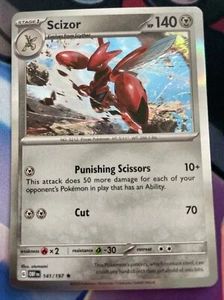 Scizor 141/197 Sv03: Obsidian Flames Holo Rare - Bild 1 von 1