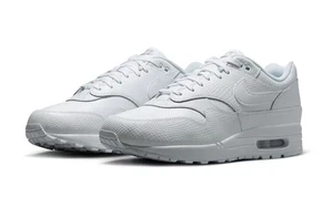 Nike Air Max 1 Premium White Snakeskin Sneaker Schuhe 48.5 49.5 US 14 HV1211-100 - Picture 1 of 8