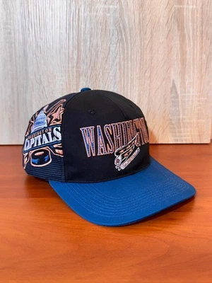 RARE Vintage Washington Capitals Sports Specialties NHL CENTER ICE Cap Hat OS - Image 1 of 4