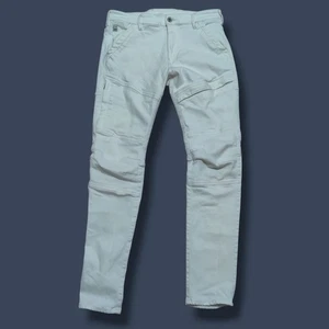 G-Star Raw 3-D Men's White Rackham Skinny Jeans Size 34 x 32 * Rare * - Picture 1 of 8