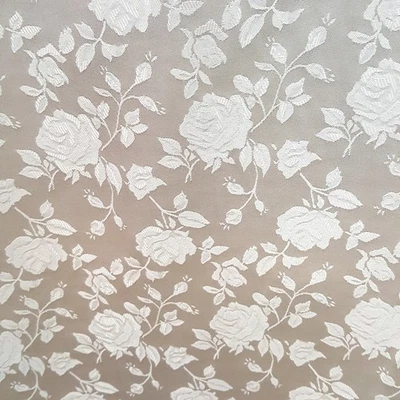 Regal Rose Champagne Gold Brocade Jacquard Fabric Upholstery 58" By The Yard - Image 1 of 4