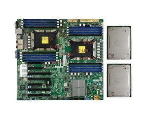Carte mère serveur Supermicro X11DPH-i LGA3647 avec 2 processeurs Intel Xeon Gold 6138 - Photo 1/6