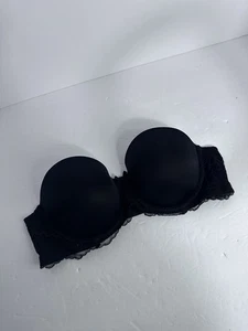 NWT Black Dream Angels multi-way bra (no straps) strapless underwire lightly pad - Picture 1 of 3