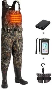 TIDEWE Hunting Waders Heated with Battery Pack, 800G Insulation Waterproof#(12 - Picture 1 of 11