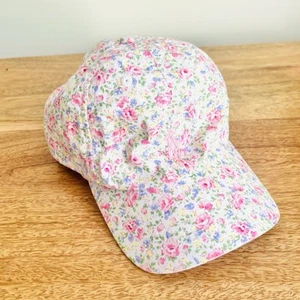 Polo Ralph Lauren Girls Cap Hat Floral Pony Size 7 - 16 - Picture 1 of 5