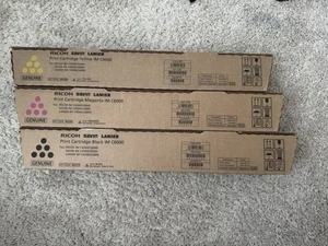 Genuine Ricoh IM C6000 Toner Cartridges. Magenta,Yellow,Black New - Picture 1 of 1