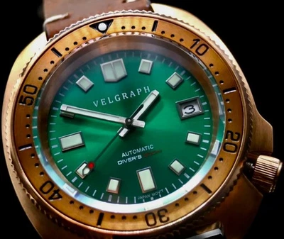 Reloj automático de lujo Velgraph 42 mm | Diver Style | Movimiento corona atornillada NH35 - Imagen 1 de 4