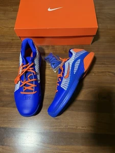 Nike Vapor 12 Hypersmash Racer Blue/Pure Platinum/Safety Orange Size 11.5 Retro - Picture 1 of 12