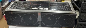 magnavox 6 speaker boom box d8347 cassette Not Tested am/fm equalizer work *1 - Picture 1 of 9