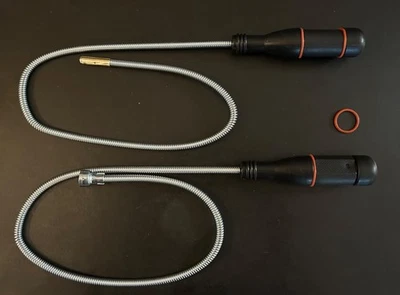 BRANDED Flexible Magnetic Pickup Tool, 2pcs Powerful Black and Silver