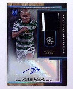 2023-24 Topps Museum Autograph Jersey #MAR-DM Daizen Maeda AUTO 27/75 Celtic FC - Picture 1 of 2