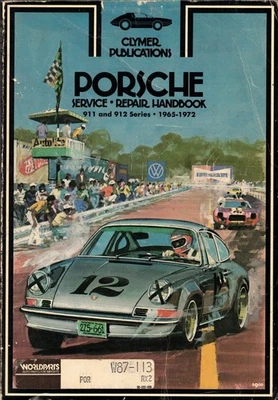 CLYMER PORSCHE SERIE 911 Y 912 1965-1972 MANUAL DE REPARACIÓN DE SERVICIO (A183) Foto 1 de 4