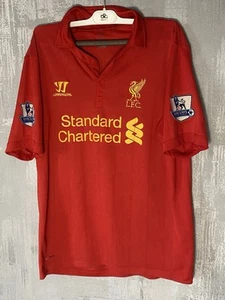 LIVERPOOL 2012/2013 HOME FOOTBALL SHIRT SOCCER JERSEY WARRIOR Gerrard #8 Size L - Picture 1 of 8