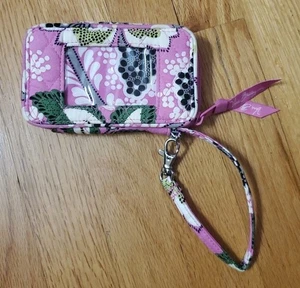 Cartera Muñequera Vera Bradley Todo en Uno Retirada Rosa Priscilla - Imagen 1 de 6
