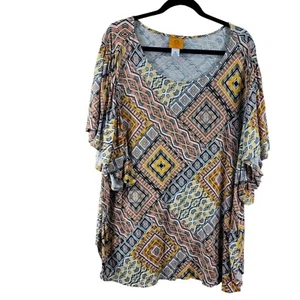 Ruby Rd Top Größe 2X Damen Tunika Pulli Bluse gebraucht, in einwandfreiem Zustand - Bild 1 von 7
