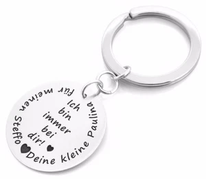 Schlüsselanhänger; 925 Silber, Geschenk mit Gravur, Herren Schmuck - Bild 1 von 2