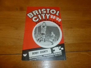 Programa BRISTOL CITY - 1968/1969 Temporada - No 6 - Fecha 14/09/1968 v Derby Count - Imagen 1 de 4