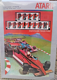 Pole Position Atari 2600/7800 Cartridge NEW Old Stock CX2694