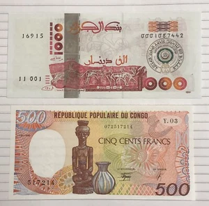 Lot of 2 African banknotes UNC - Picture 1 of 2