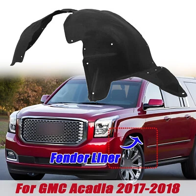 For GMC Acadia 2017 2018 Front Left Hand Side Fender Liners LH Black 84244796 Foto 1 de 4