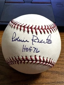 ROBIN ROBERTS 4 SIGNED AUTOGRAPHED OML BASEBALL! Phillies, Orioles! "HOF 76"! - Picture 1 of 2