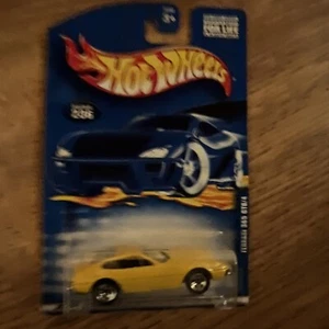 2000 Hot Wheels Mainline/Collector #236 FERRARI 365 GTB/4 Yellow w/Chrome 5 Sp - Picture 1 of 6