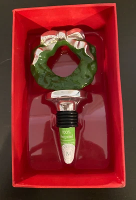 Mariposa 花圈瓶塞葡萄酒绿色庆祝全新带盒 — 第 1/2 张图片