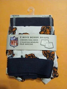 Chicago Bears Logo Boys 2 Pack Boxer Shorts Lg  16/18New with Tags - Picture 1 of 4