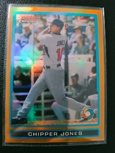 Chipper Jones 2009 Bowman Draft Chrome World Baseball Classic Gold Refractor /50 - Picture 1 of 2