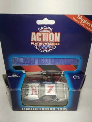 Tarjeta coleccionable #7 Zerex Alan Kulwicki con Sky Box 1995 1 de 24.912 Action Plat1/64 Foto 1 de 3
