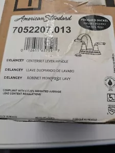 American Standard 7052207013 Delancey 2-Griff Badarmatur Nickel poliert - Bild 1 von 12