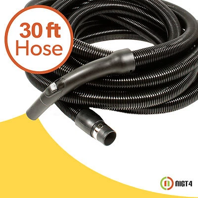 Manguera Negra Duradera!!!!!  Aspiradora central de 30 pies a prueba de aplastamiento no eléctrica  Foto 1 de 2