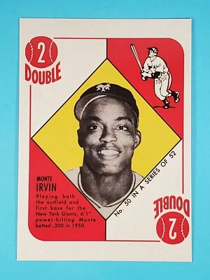 2019 Topps Iconic Card Reprints Monte Irvin New York Giants #ICR-56 - Image 1 of 2