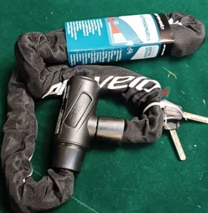 Profi Fahrradschloss Motorrad Mofa Kettenschlösser 120cm Panzerschloss Schlüssel - Bild 1 von 16