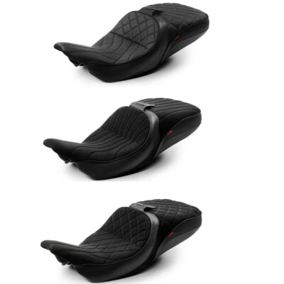 New Disign Full Set One Piece Seat For Harley Road Glide Electra Glide 1997-2007 Foto 1 de 4