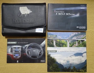 GENUINO HYUNDAI I30 I30 CW 2007-2010 MANUAL DEL PROPIETARIO CARTERA PAQUETE D-359 - Imagen 1 de 3