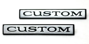 "NUEVO ""Personalizado"" Juego de Emblemas de 1/4 Panel/Buick 1969 Cuarto Lado Trasero Guardabarros Insignia - Imagen 1 de 9