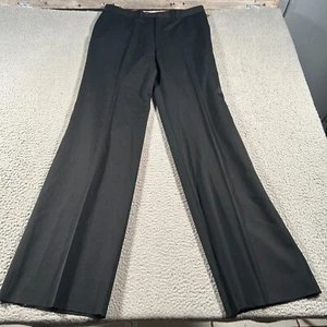 Pantalones de vestir Bloomingdale's pierna acampanada para mujer 54 negros 100 % lana negocios carrera - Imagen 1 de 9