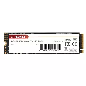 Ridata E901 NVMe M.2 PCIe Gen 3x4 2280 Internal SSD 3D NAND Read Upto 3400MB/s - Picture 1 of 6