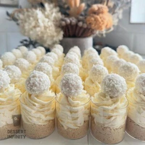 50 PCS Clear Plastic Reusable Party Shot Glasses Dessert Cups Cheesecake 60ml - Picture 1 of 4