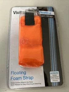Vivitar Orange Floating Foam Wrist Strap for Camera & DSLR - Picture 1 of 1